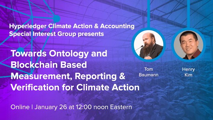 Towards Ontology and Blockchain Based Measurement, Reporting and Verification for Climate Action