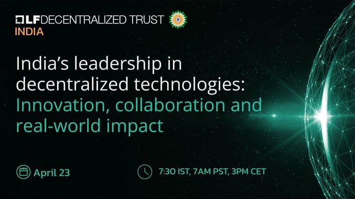 India’s leadership in decentralized technologies: Innovation, collaboration and real-world impact