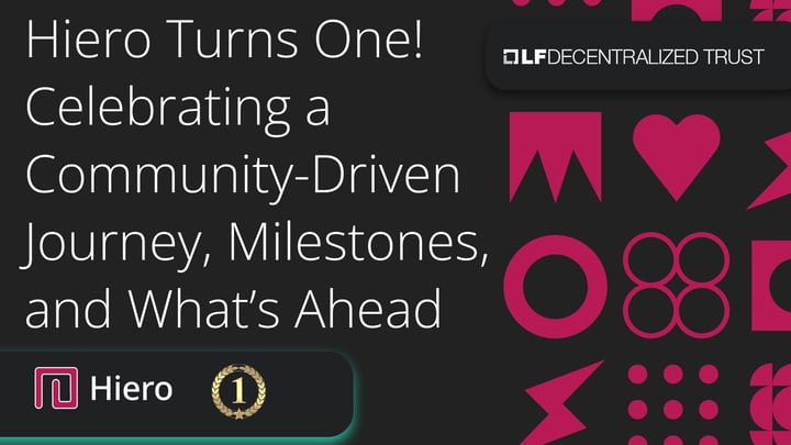 Hiero Turns One! Celebrating a Community-Driven Journey, Milestones, and What’s Ahead