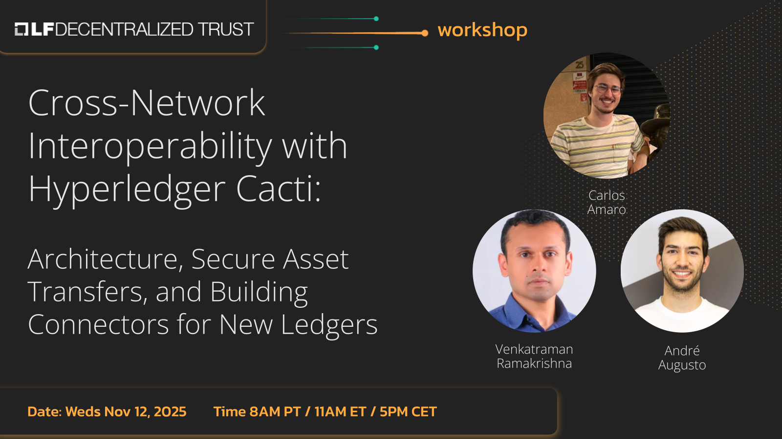 Cross‐Network Interop w/ Hyperledger Cacti