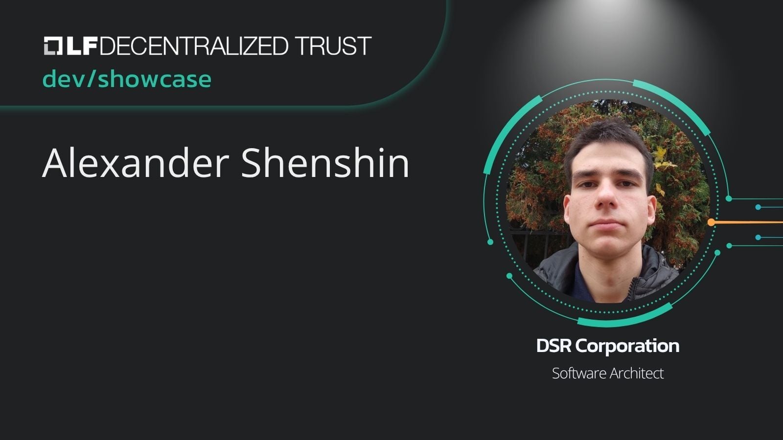 Developer Showcase Series: Alexander Shenshin, Software Architect, DSR Corporation