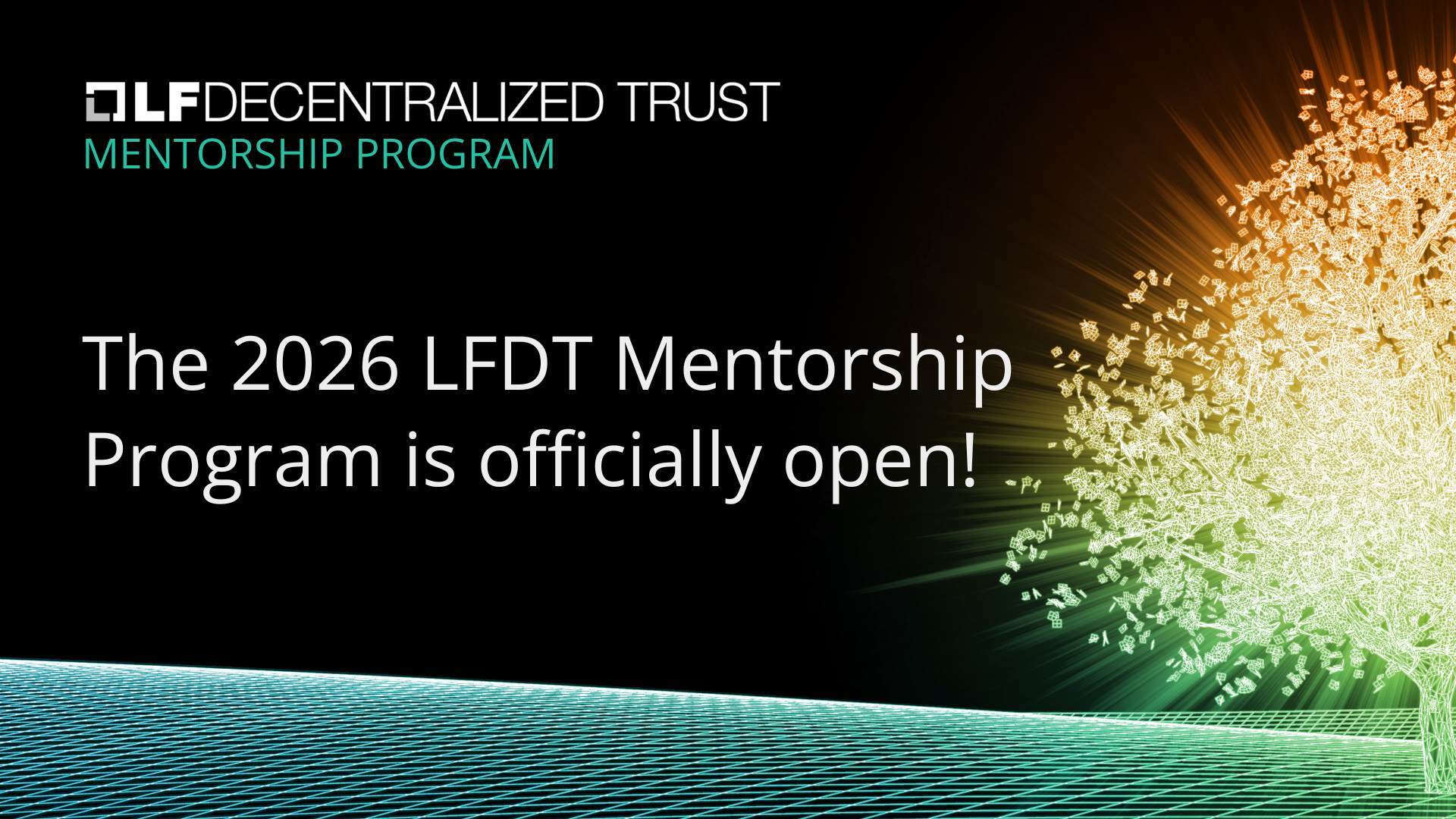 The 2026 LFDT Mentorship Program is officially open!